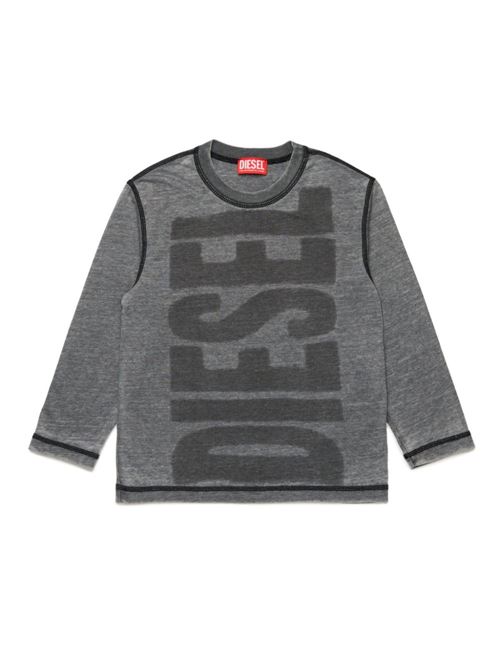 T-shirt bambino maniche lunghe DIESEL KIDS | J020440CKABK900